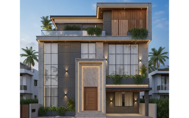 3D Exterior Elevation Design for Modern Indian Homes